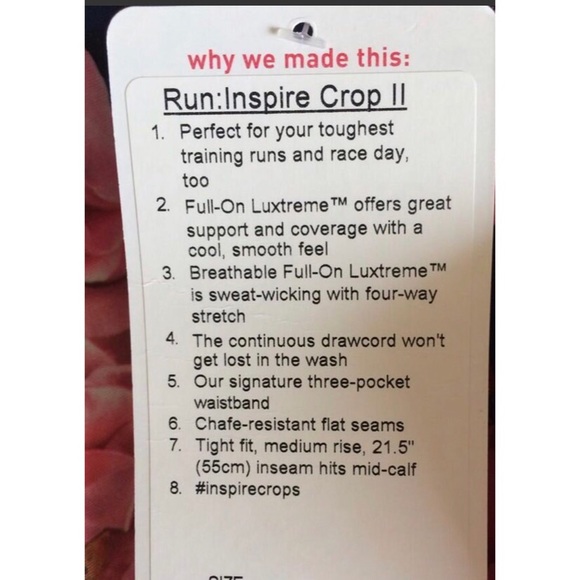 Like NEW! Lululemon SECRET GARDEN Set size 4/6 - Picture 5 of 8